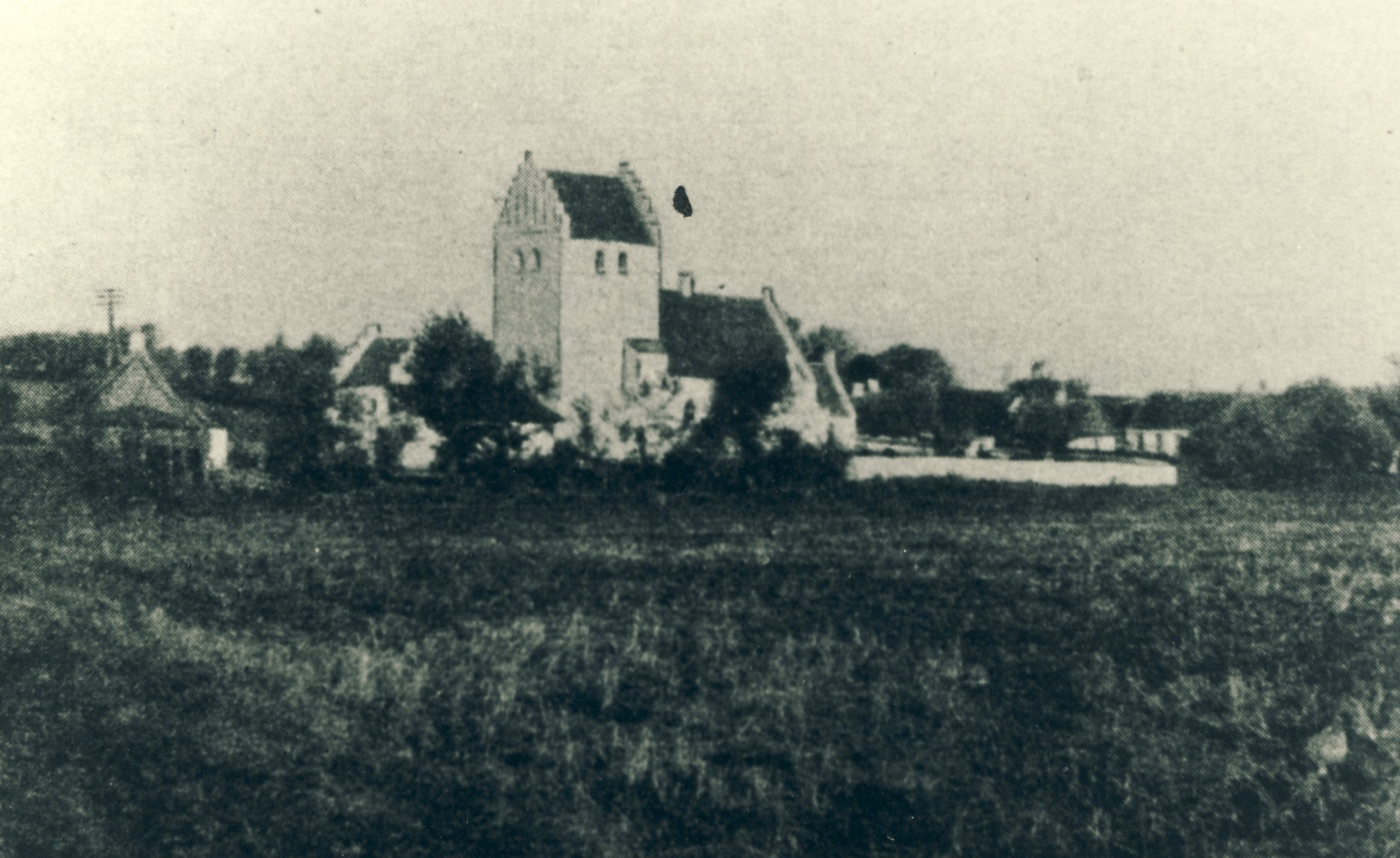 Hørve kirke - ca. 1920 (B6100)