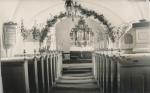 Odden Kirke interiør - ca. 1940 (B6402)