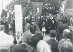Afsløring af mindesten på Odden Kirkegård - 30.6.1946 (B6424)