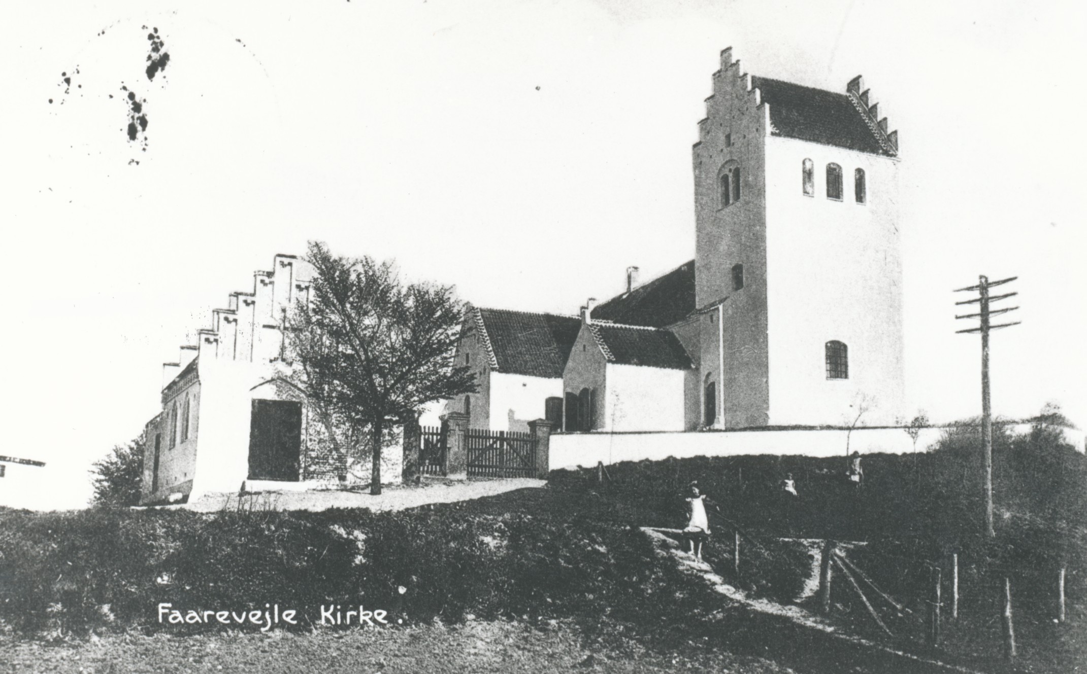 Fårevejle kirke - ca. 1910 (B6436)