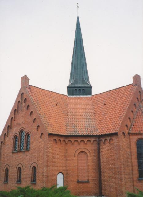 Korskirken i Vallekilde - ca. 1990 (B6492)