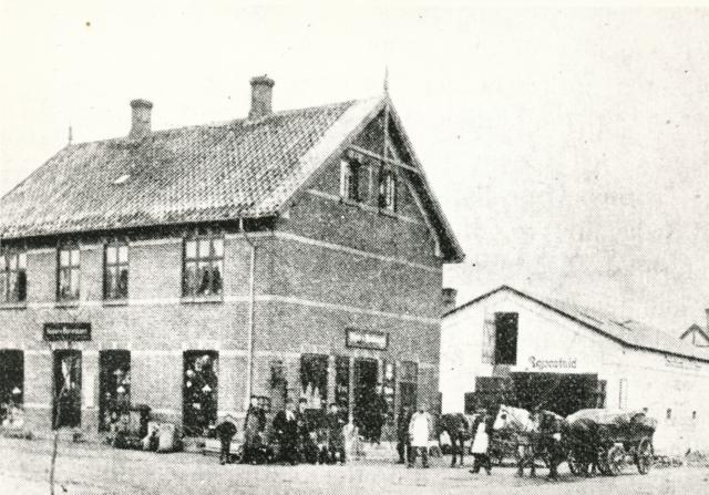 Høyer & Rasmussens forretning - ca. 1904 (B6542)