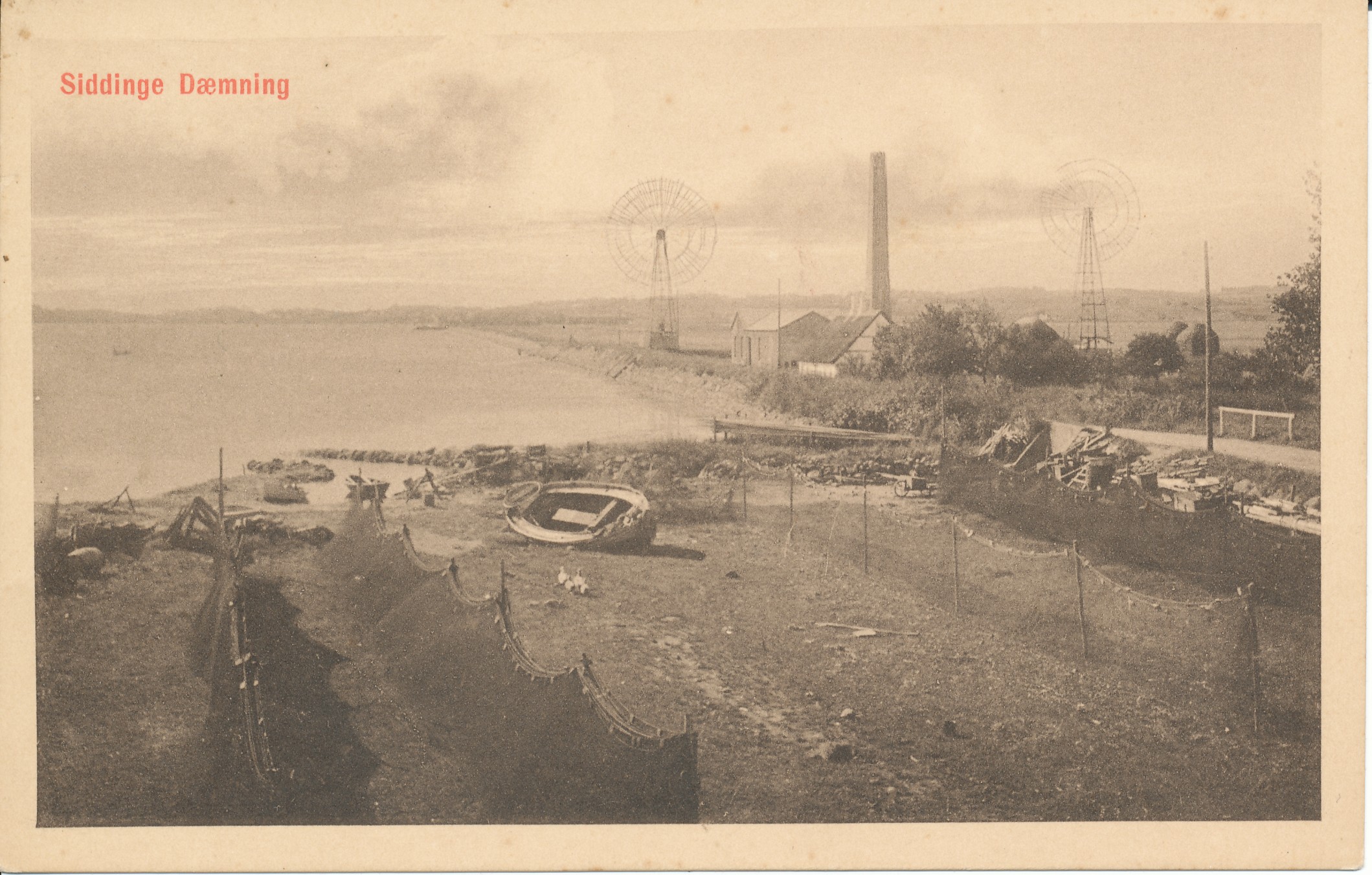 Siddinge Dæmning - ca. 1908 (B6653)