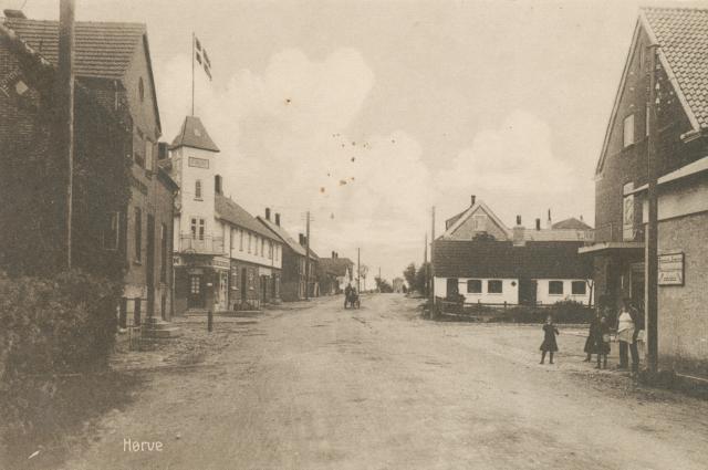 Stationskrydset, Hørve - ca. 1920 (B6640)