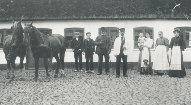 Strandgården i Overby - ca. 1910 (B6737)