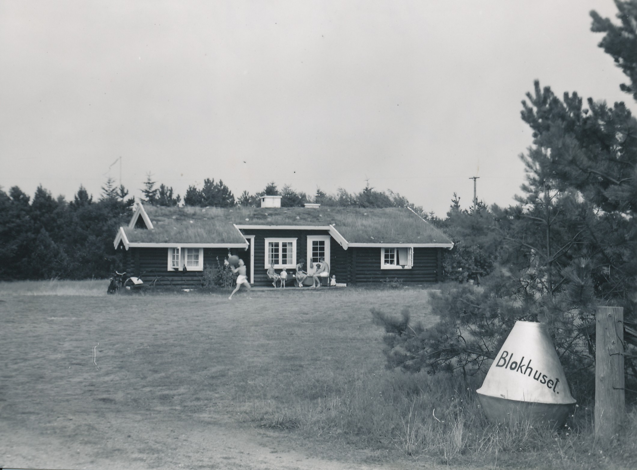 "Blokhuset" på Jyderup Lyng - 1940'erne (B7293)