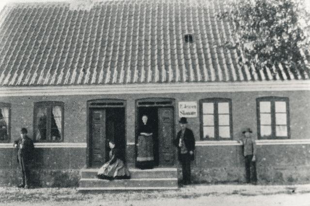 Skomagerens hus i Vig - ca. 1900 (B7562)