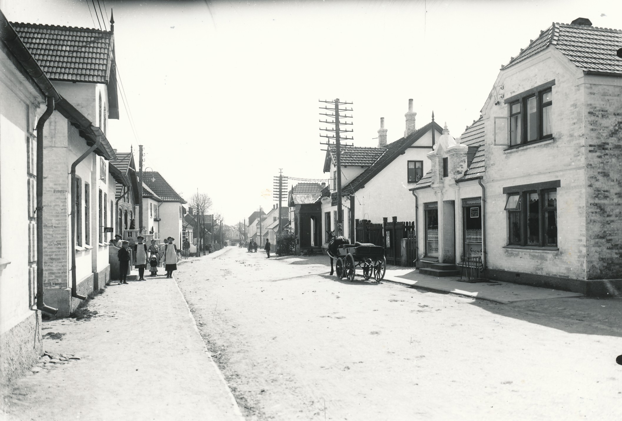 Vig Hovedgade - ca. 1920 (B7567)