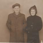 Grethe og Erik Nielsen, Gundestrup - ca. 1944 (B7606)