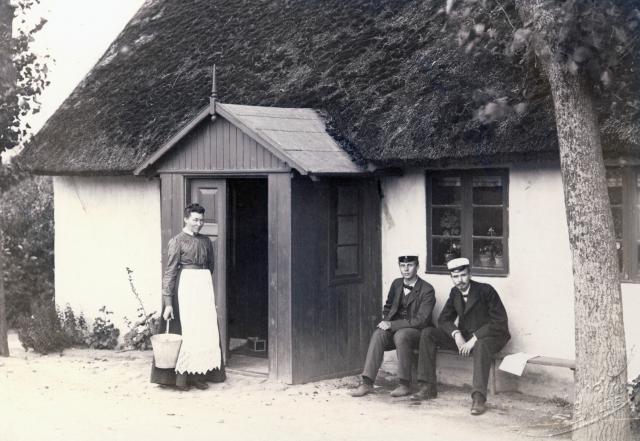 Vallekilde. Karen Kristensens hus - 1904 (B7817)
