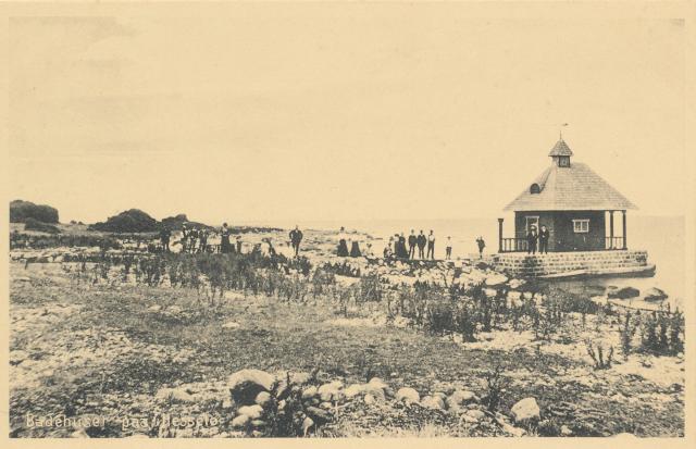 Badehuset på Hesselø - ca. 1910 (B7859)