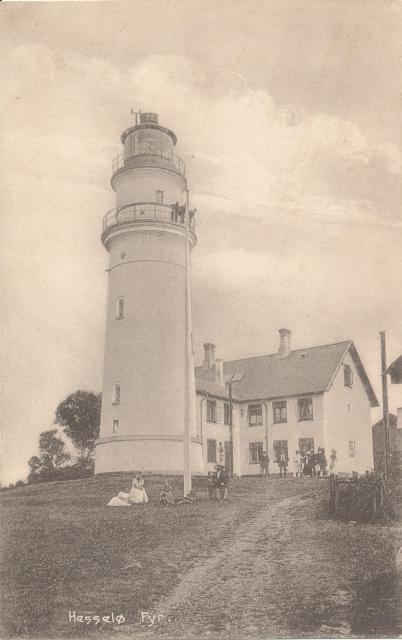 Hesselø Fyr - ca. 1910 (B7861)