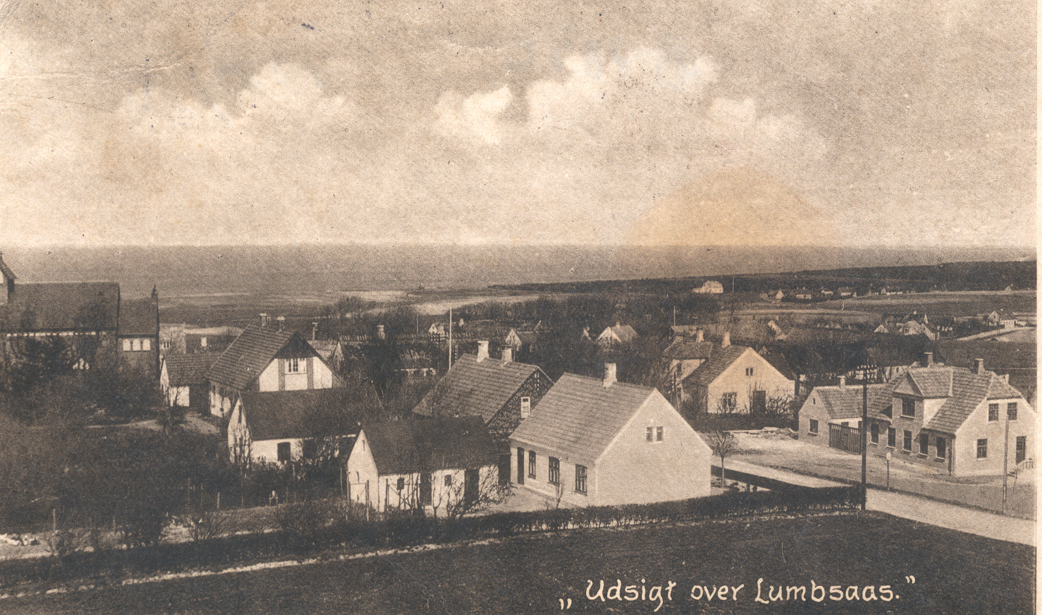 Udsigt over Lumsaas - 1930'erne (B7896)