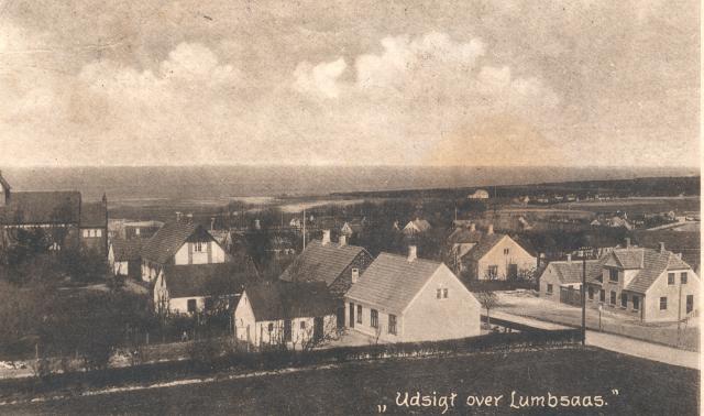 Udsigt over Lumsaas - 1930'erne (B7896)