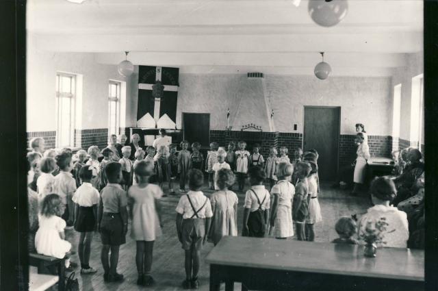 Søndagsskolernes sommerlejr, Sejerborg, Høve Strand, 1939 (B1369)