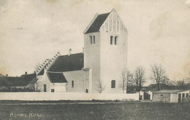 Asnæs kirke - ca. 1907 (B6352)