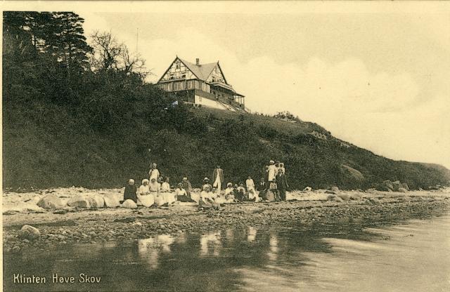 Hotel Klinten ved Høve Skov. ca. 1914 (B1376)