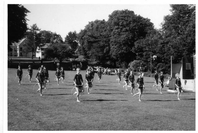 Vallekilde Højskole. Gymnastikopvisning - 1965 (B8659)