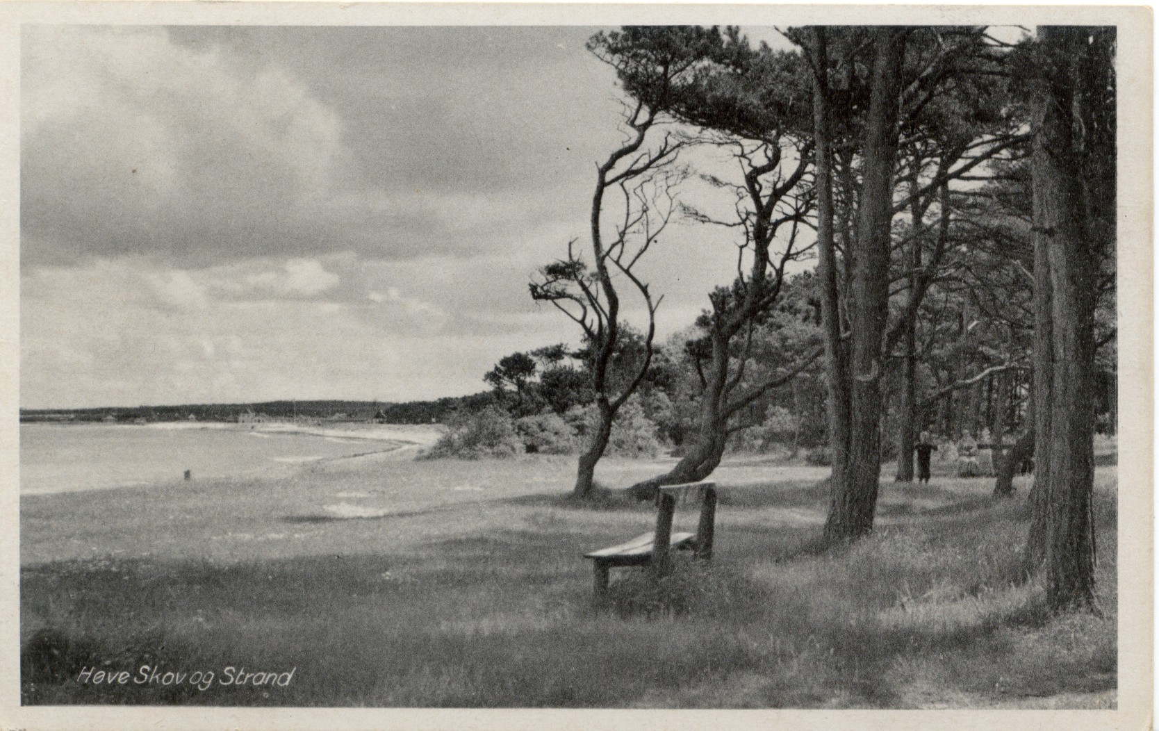 Ved Høve Strand, ca. 1940 (B1467)