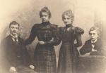 Familiefoto Christoffersen-børnene - ca. 1900 (B8815)