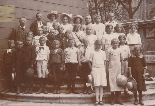 Skoleudflugt med Ellinge Skole - ca. 1918 (B8819)