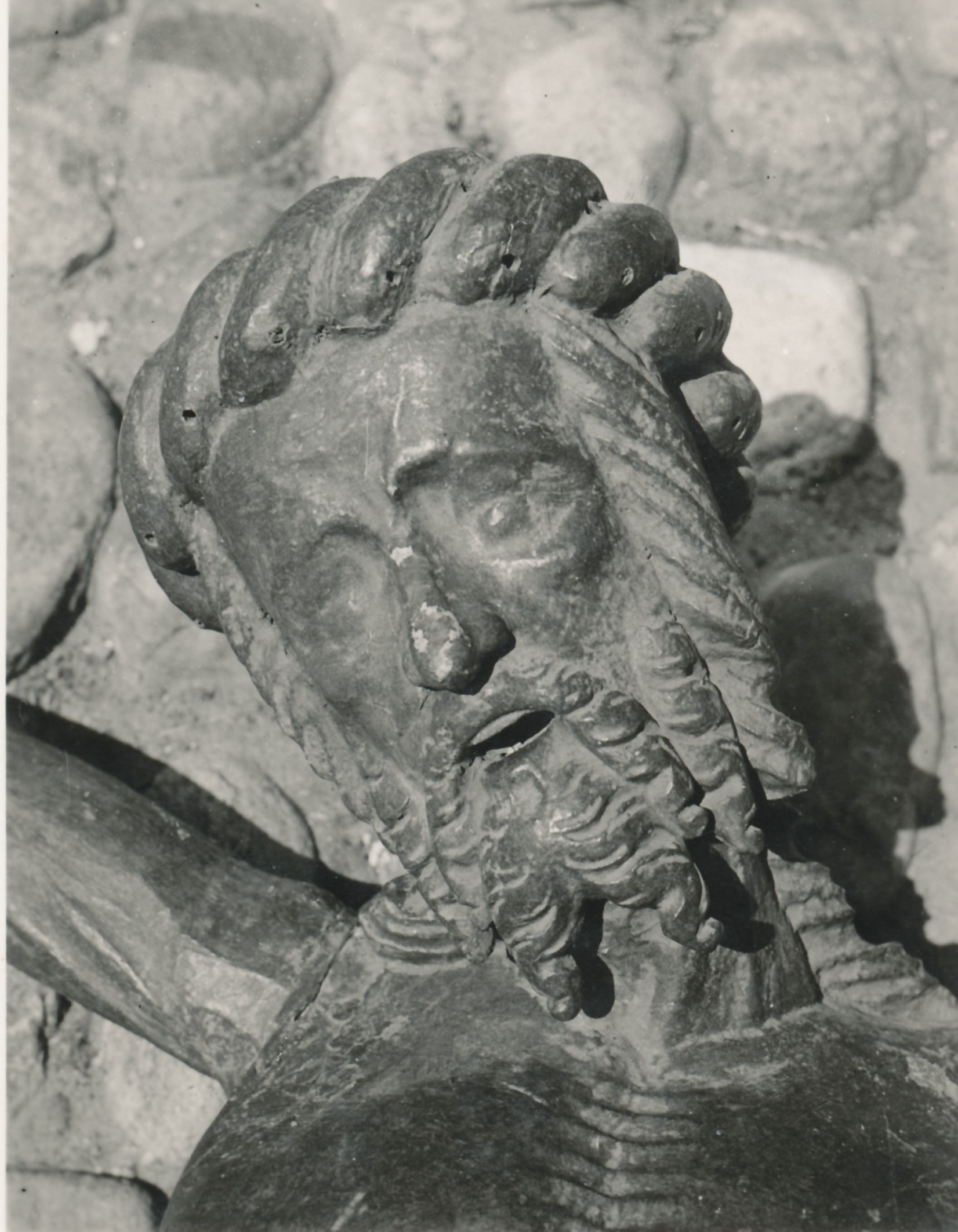 Kristusfigur fra Nykøbing Kirke - ca. 1950 (B8840)