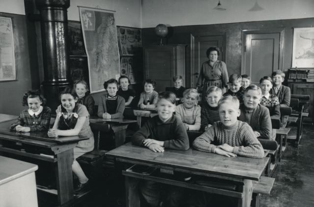 Lumsås nye Skole - marts 1953 (B8896)
