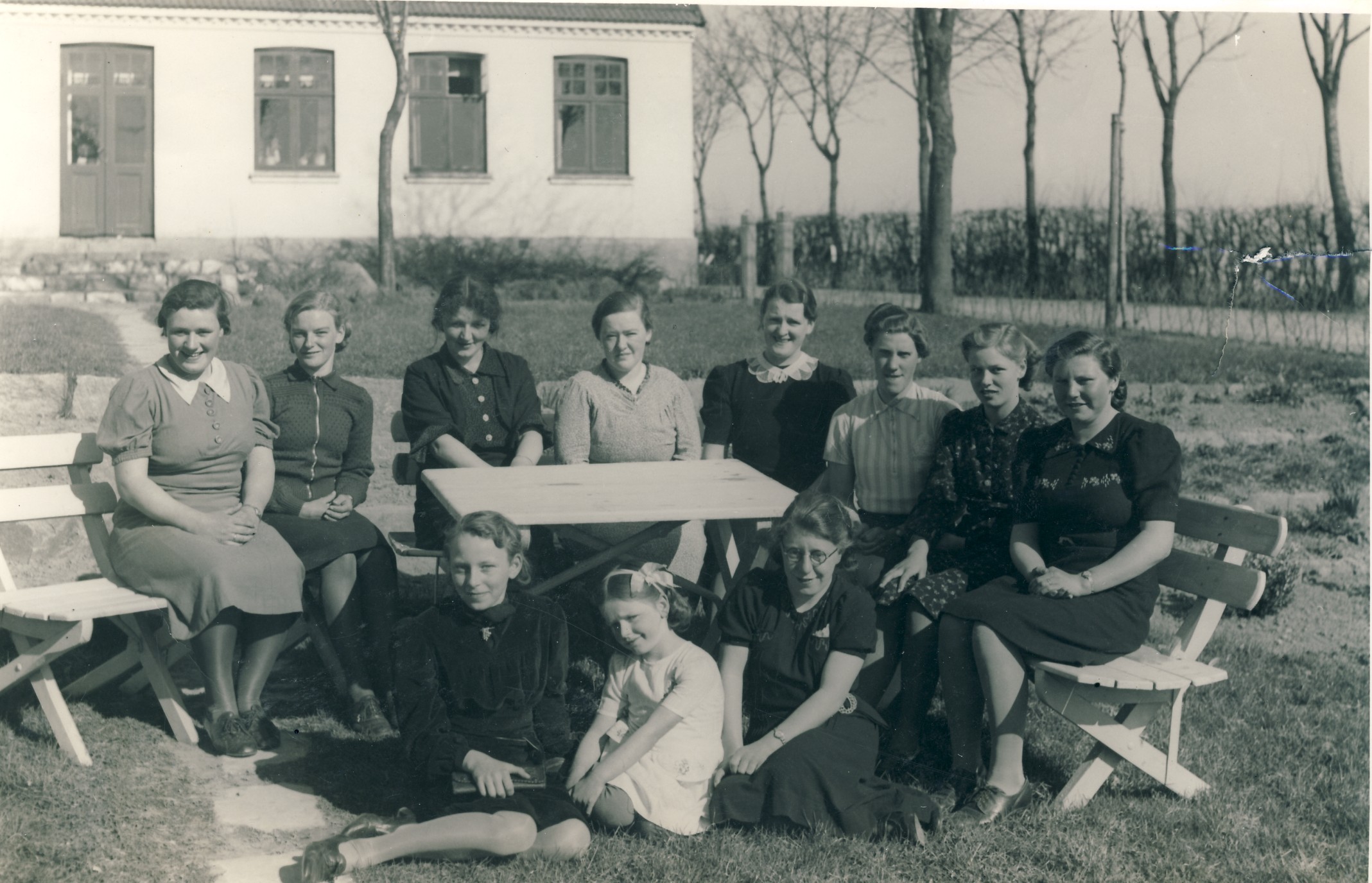 Søndergård. Grevinge Husmandsforenings syskole - 1939-1940 (B8963)