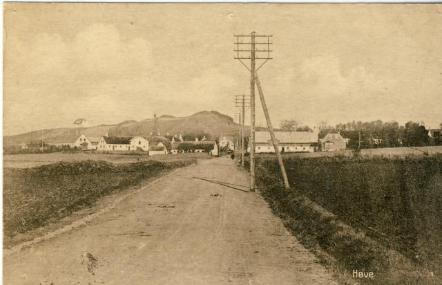 Høve set fra Esterhøjvej før 1920 (B1494)
