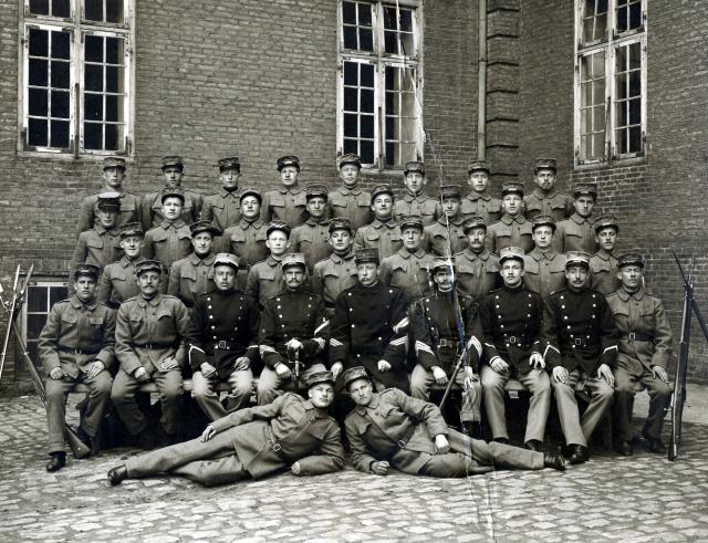 Soldater fra 2. deling - sommeren 1907 (B9195)