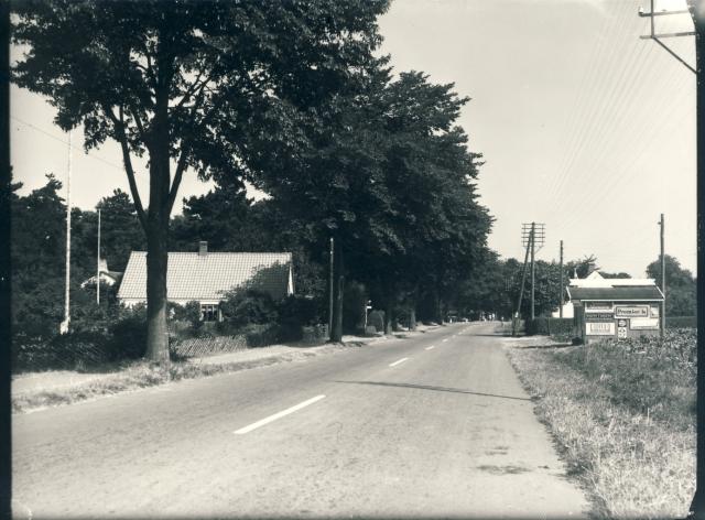 Bunden af Høve Stræde i retning mod Nykøbing Sj., ca. 1950 (B1525)