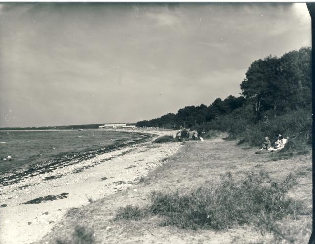 Høve Strand omkring 1952 (B1530)