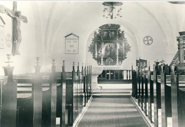 Asnæs kirke - ca. 1920 (B9512)