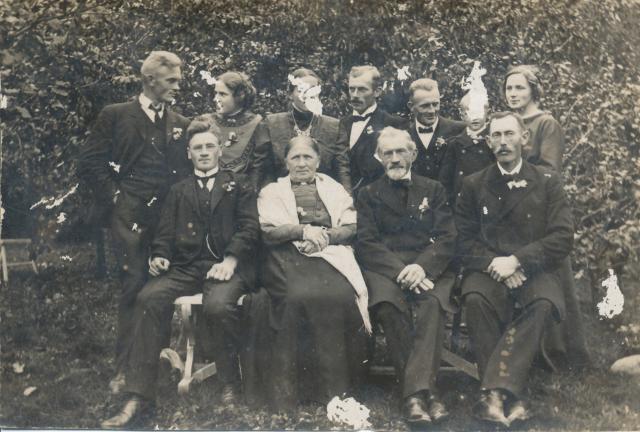 Familien Andersen, Stenstrup - ca. 1920 (B9525)