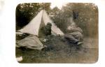 Henry Gideon på telttur - 1913 (B9625)