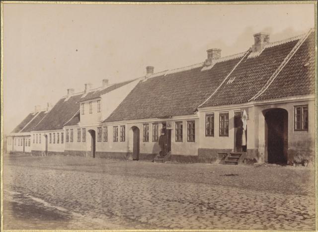 Algade i Nykøbing - ca. 1890 (B9631)