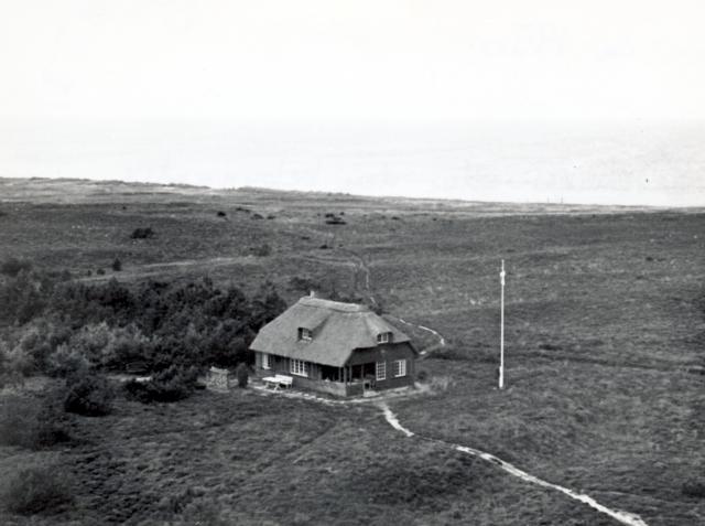 Luftfoto af Korshage - ca. 1950 (B9676)