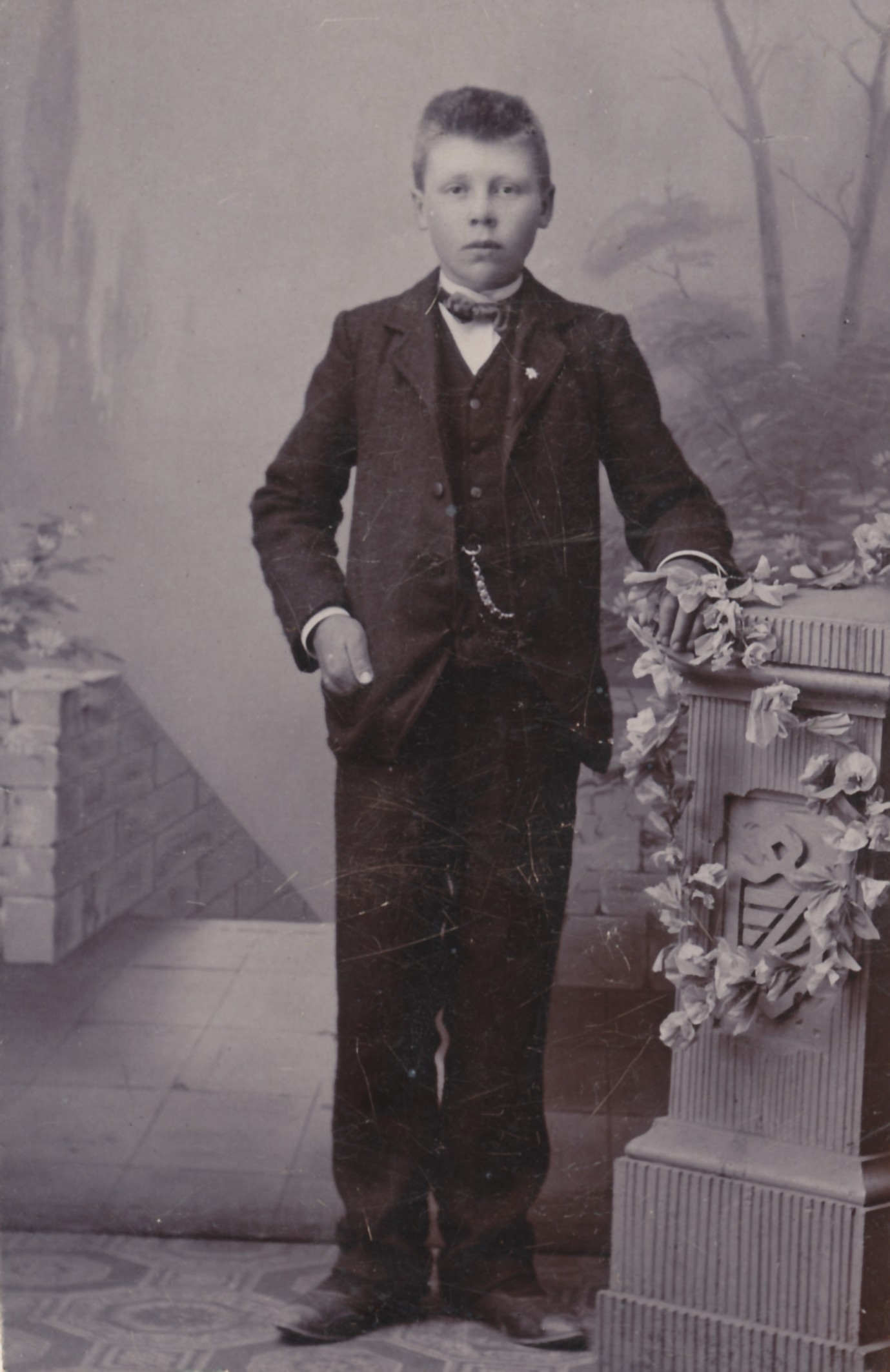 Jens Peter Eriksen, Tengslemark Lyng - ca. 1901 (B9845)