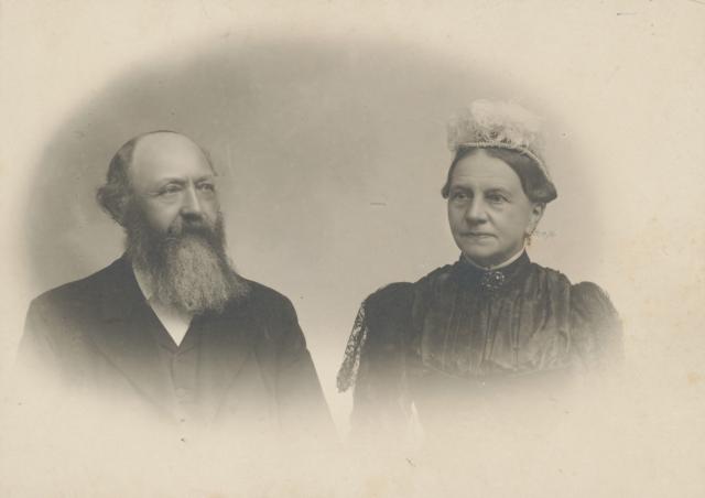 Johan Lybecker og hustru, Rørvig - ca. 1895 (B10014)