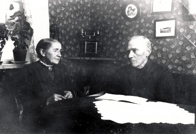 Lars Jacobsen og hustru Ane - ca. 1920 (B10088)