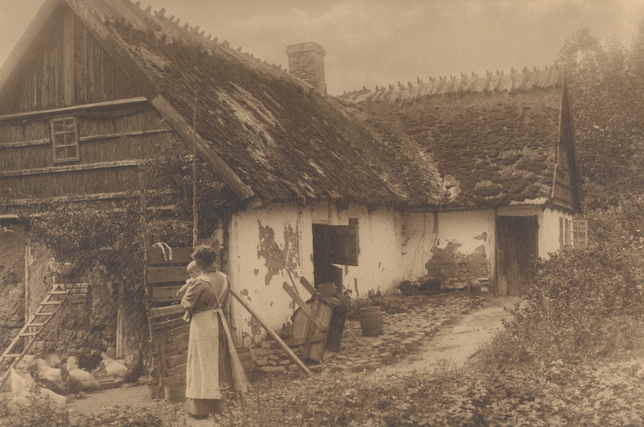 Gård i Eskildstrup - før 1930 (B10160)