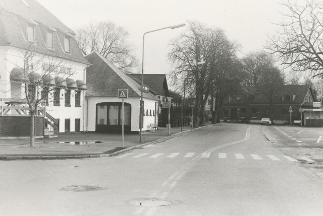 Hjørnet af Enghaven og Rådhusvej - februar 1983 (B10200)