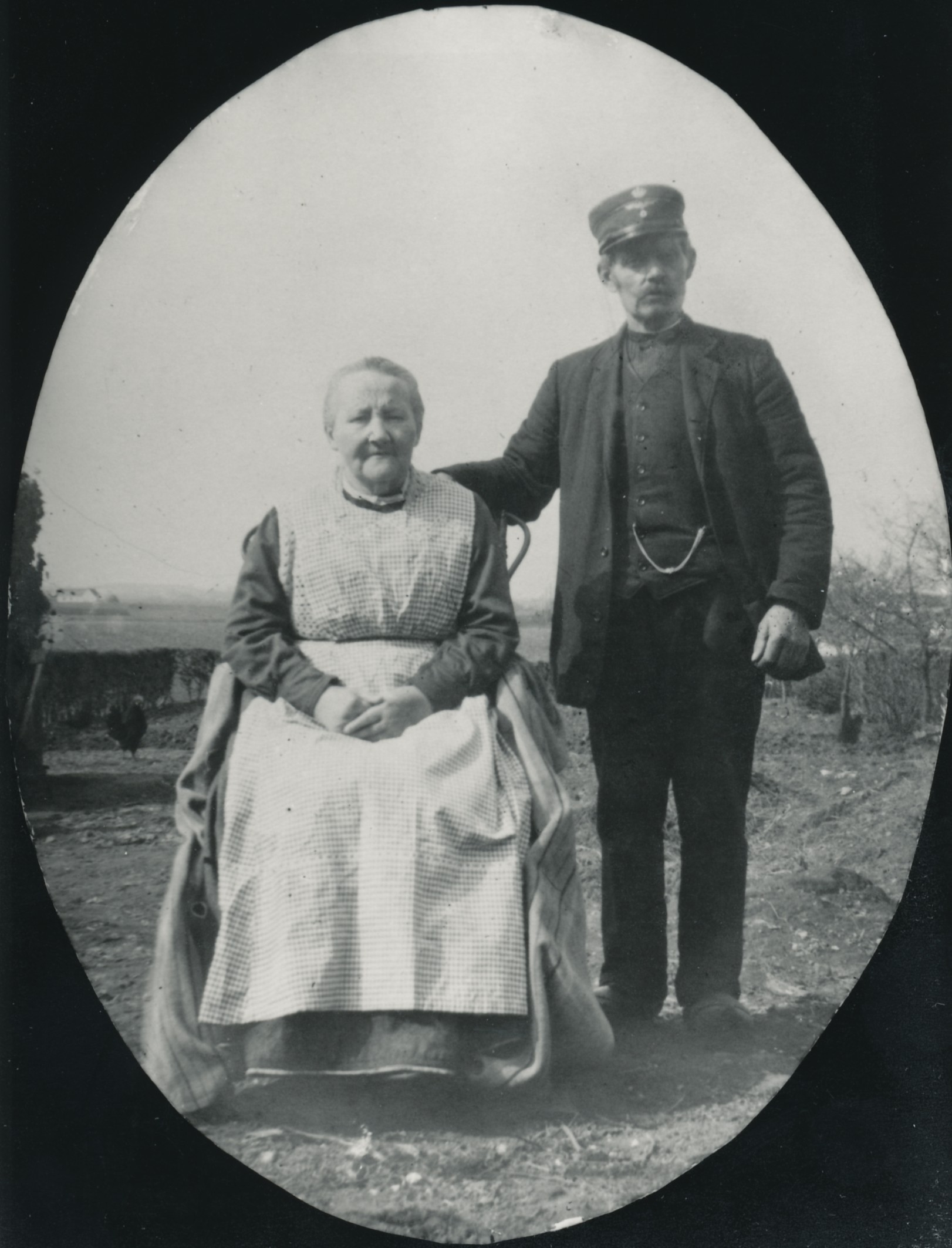 Frederik Hansen og frue, Vig  (B10280)