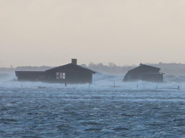 Oversvømmelse ved Flyndersø - december 2013 (B10733)