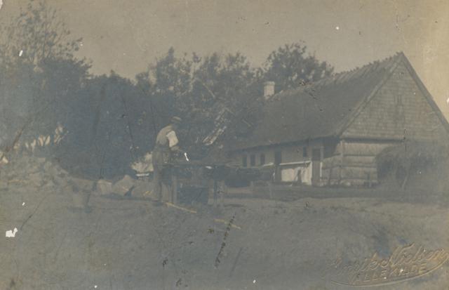 Skærveslager. Vallekilde ca. 1910 (B3071)