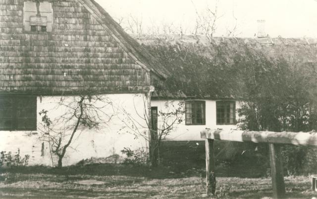 Rester af en gammel gård i Vindekilde - ca. 1900 (B14610)