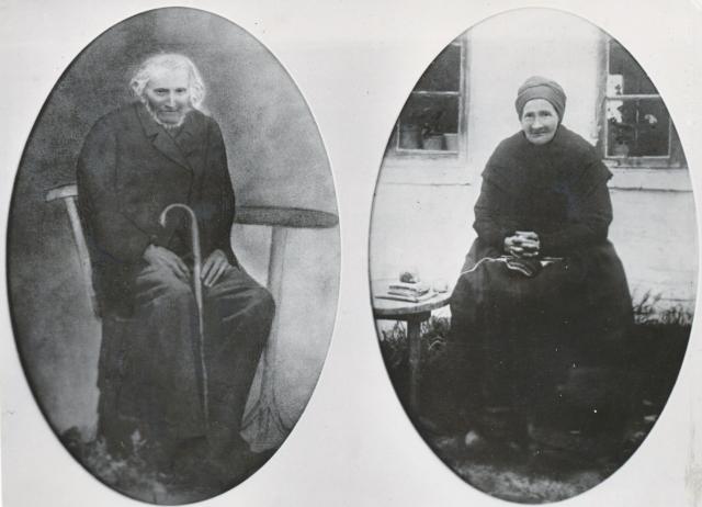 Mette Marie Jensen f. Madsdatter og Christen Jensen, Kårup - ca. 1898 (B15378)