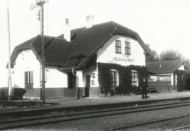 Nr. Asmindrup Station - ca. 1920 (B15388)