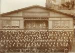 Vallekilde Højskole. Øvelseshuset. Lærere og elever på Vallekilde Højskole, ca. 1894 (B1882)