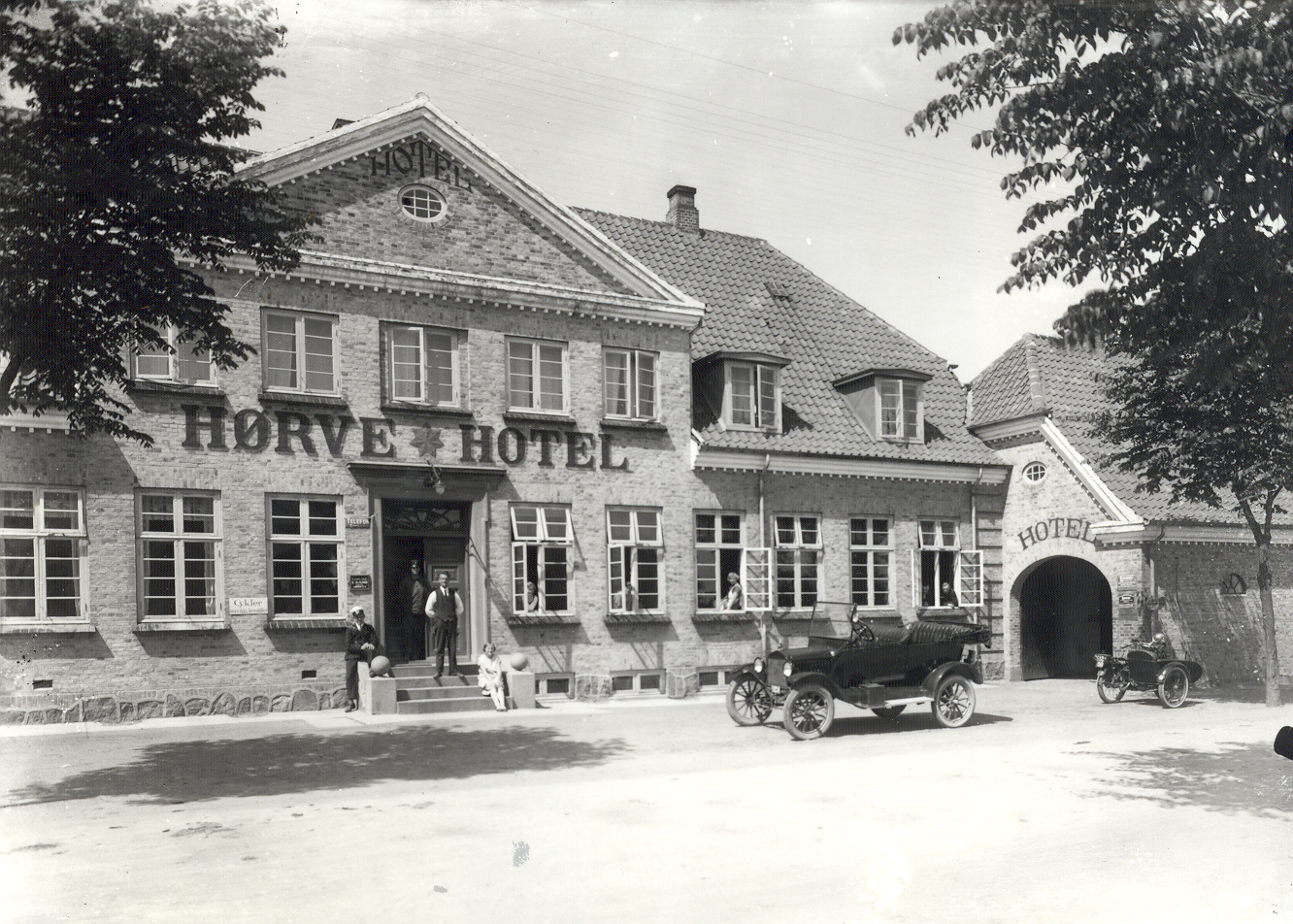 Hørve Hotel - ca. 1930 (B2137)